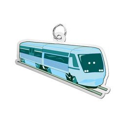 Euro Train Charm