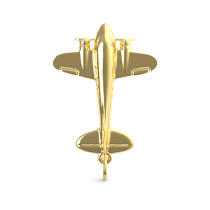 DC 3 Vintage Plane Charm 1230 