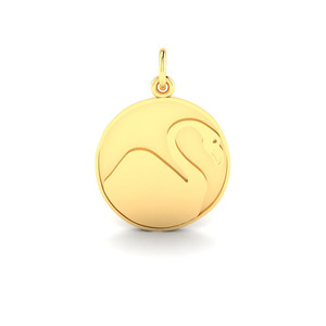 3907 Silver 07 Swans A Swimming