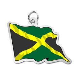 Jamaica Flag Charm
