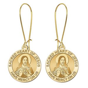 Sacred Heart of Jesus Earrings  EXCLUSIVE 