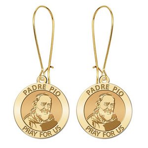 Padre Pio Earrings  EXCLUSIVE 