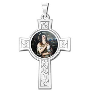 Saint Mary Magdalene Religious Medal   Color EXCLUSIVE 