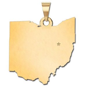 Personalized Ohio Pendant or Charm