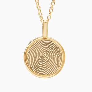 3D Round Border with Fingerprint