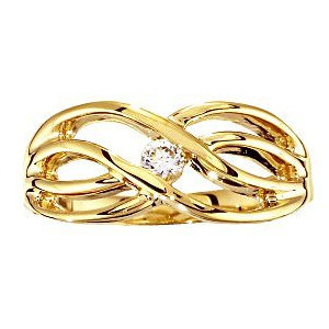 Mother s Ring with Single Birthstone