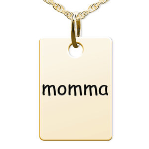 Momma Rectangle Shaped Charm
