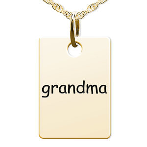 Grandma Rectangle Shaped Charm