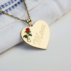 Mom Rose Heart 