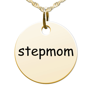 Stepmom  Round Disc Charm