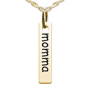 Momma Tall Tag Charm