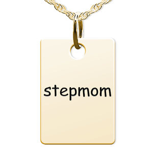 Stepmom Rectangle Shaped Charm