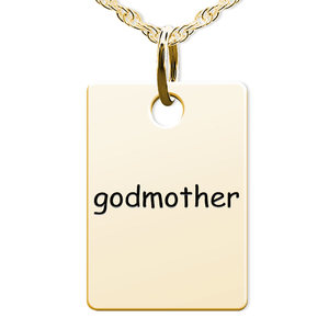 Godmother  Rectangle Shaped Charm
