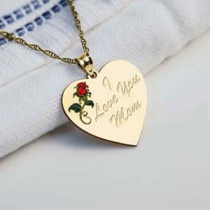 I love You Mom Rose Heart 