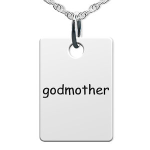 Godmother  Rectangle Shaped Charm