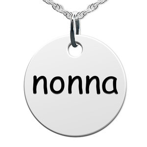 Nonna  Round Disc Charm