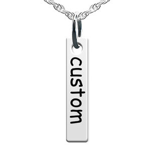 Custom Mom Tall Tag Charm