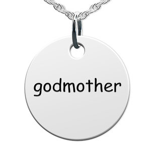 Godmother  Round Disc Charm