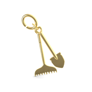 Rake    Shovel Charm