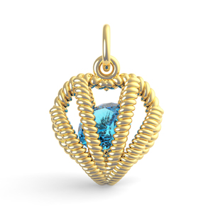 Embraced with Love March Stone Charm 8350 003 
