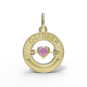 October Love Birthstone Charm