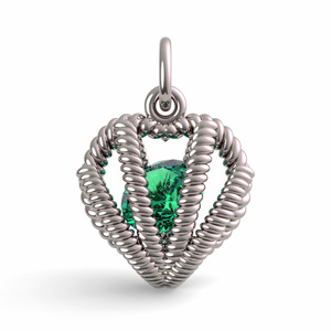 Embraced with Love May Stone Charm 8350 005 