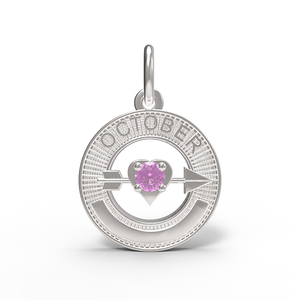 October Love Birthstone Charm
