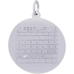 CALENDAR W DIAMOND ENGRAVABLE