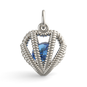 Embraced with Love September Stone Charm 8350 009 