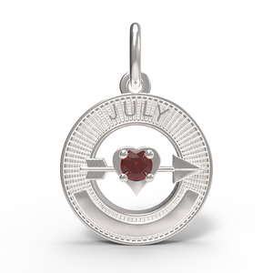 July Love Birthstone Charm