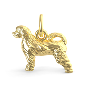 Portuguese Water Dog Charm