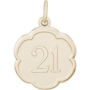 NUMBER 21 ENGRAVABLE